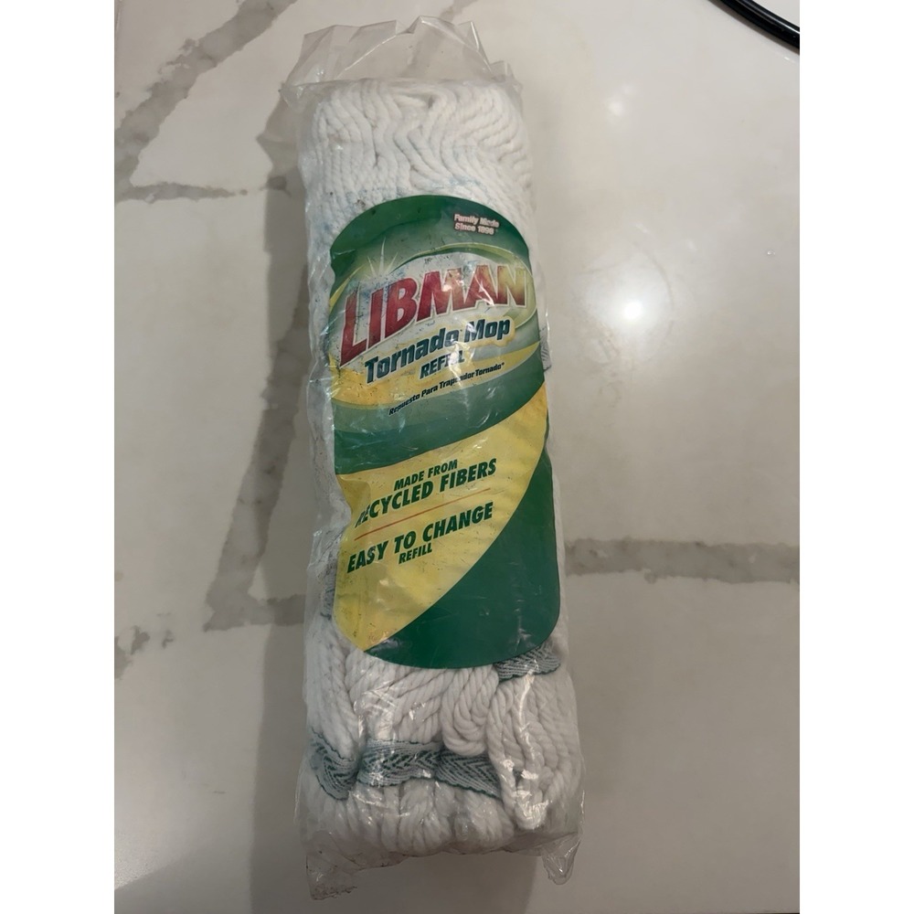 Libman Tornado Mop Refill New Sealed Replacement Mop Head